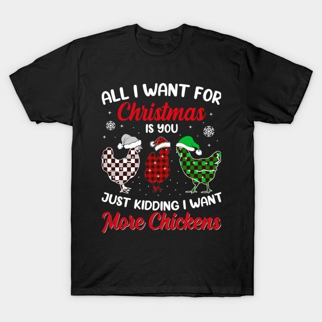 All I Want For Christmas Is T-Shirt by MZeeDesigns